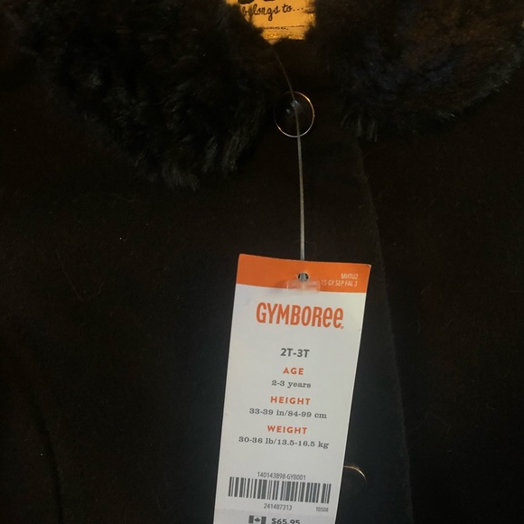 Girls size 2t/3t NWT coat - Picture 2 of 3